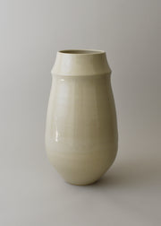Large Ridge Vase in Bone - Victoria Morris